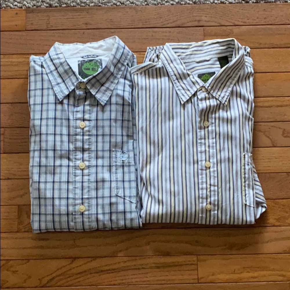 Bundle of TWO MENS TIMBERLAND SHIRTS